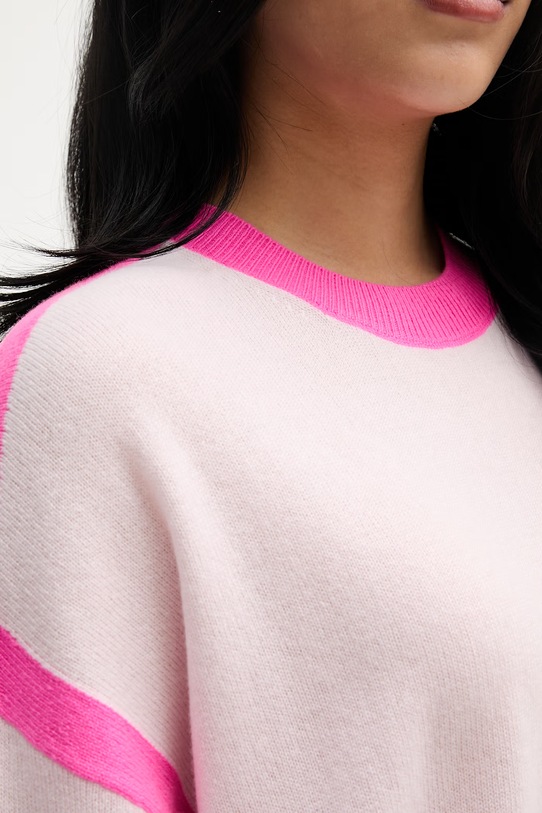 From Future sweter damski kaszmirowy WPR03529 różowy