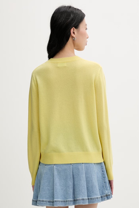Odzież From Future sweter damski kaszmirowy WPR03570 żółty