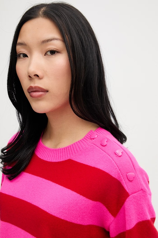 From Future sweter damski kaszmirowy różowy WPR03572