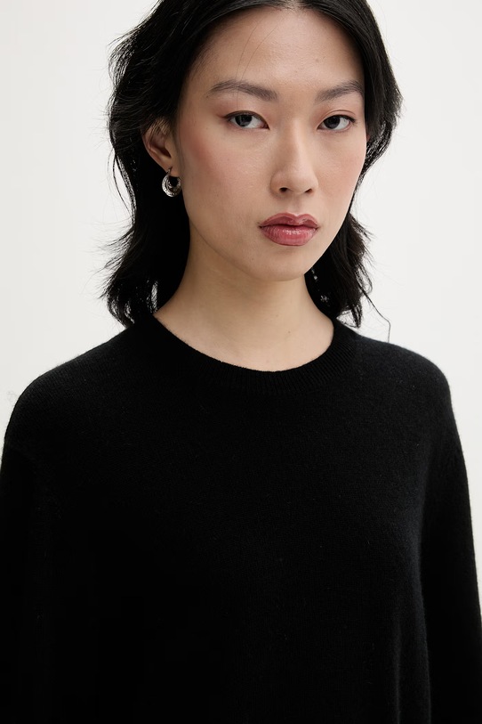 From Future sweter damski kaszmirowy czarny WPR03674