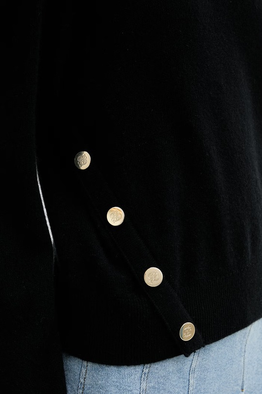 From Future sweter damski kaszmirowy WPR03674 czarny