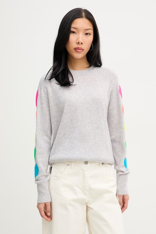 From Future maglione da donna in cashmere grigio WPR03705