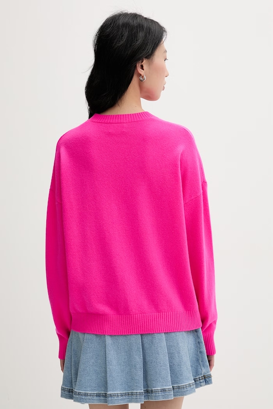 Odzież From Future sweter damski kaszmirowy WPR03735 różowy
