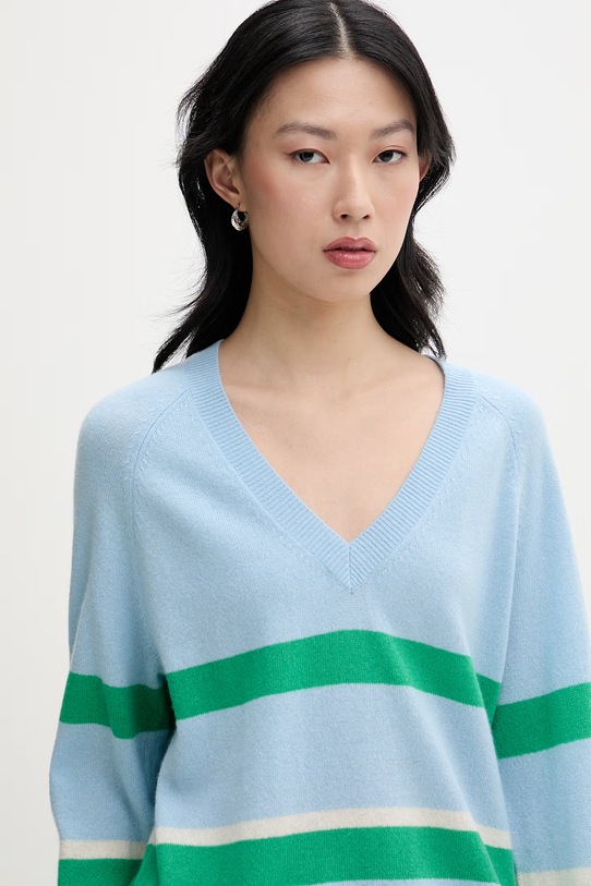 From Future sweter damski kaszmirowy niebieski WPV03669