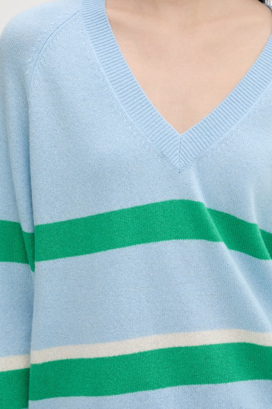 From Future sweter damski kaszmirowy WPV03669 niebieski