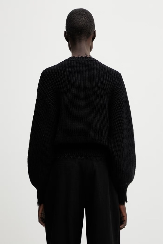 Îmbrăcăminte WRSTBHVR Blair cardigan din bumbac pentru femei W5426GT.3296 negru