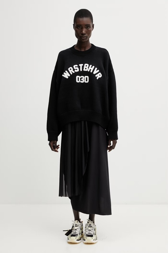 WRSTBHVR Luna V3 sweter damski U2326SB.3320 czarny