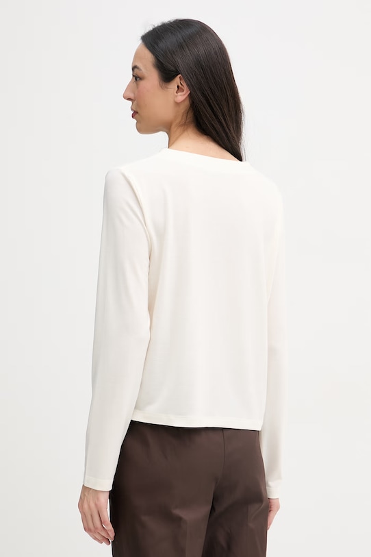 Odzież United Colors of Benetton longsleeve damski 3TVRD4025 beżowy