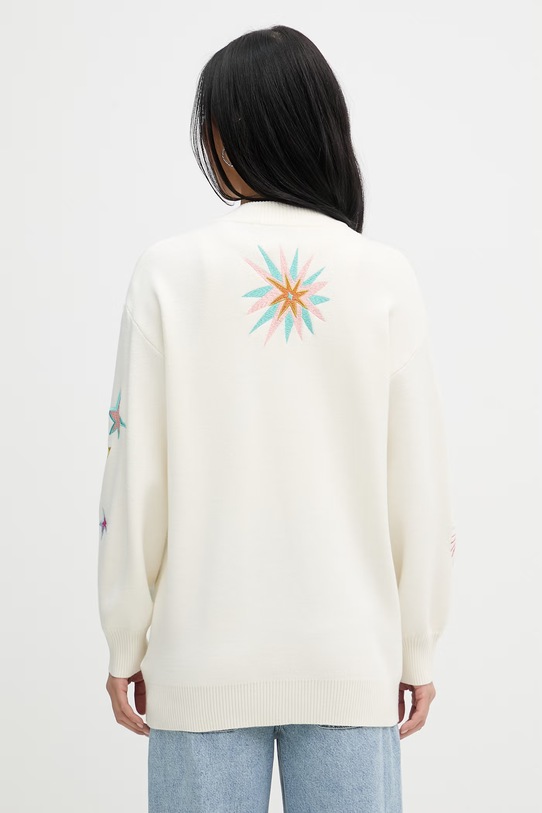 Oblečenie Never Fully Dressed kardigán dámsky s viskózou NFDKN905 béžová