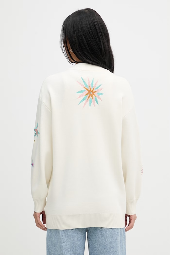 Oblečenie Never Fully Dressed kardigán dámsky s viskózou NFDKN905 béžová