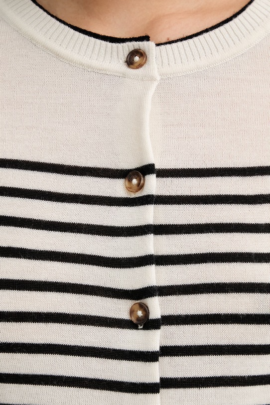 rag & bone kardigan damski wełniany Anne RG3726S6MMN beżowy