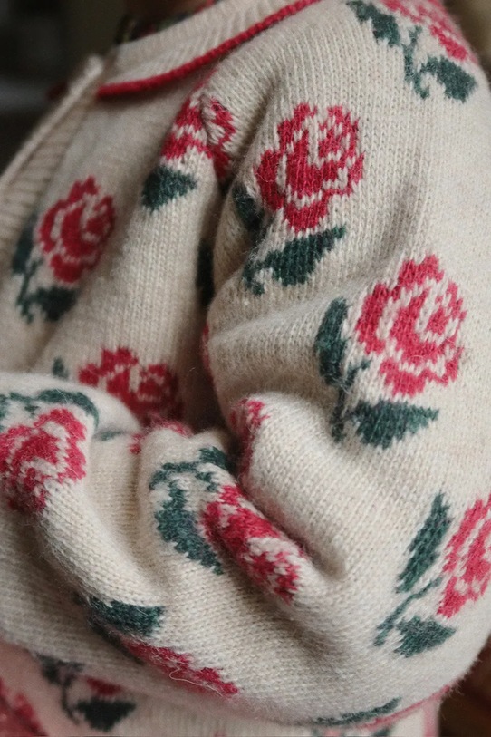 Konges Sløjd kardigan z dodatkiem wełny dziecięcy BELOU KNIT COLLAR CARDIGAN KS104226.PreSpring