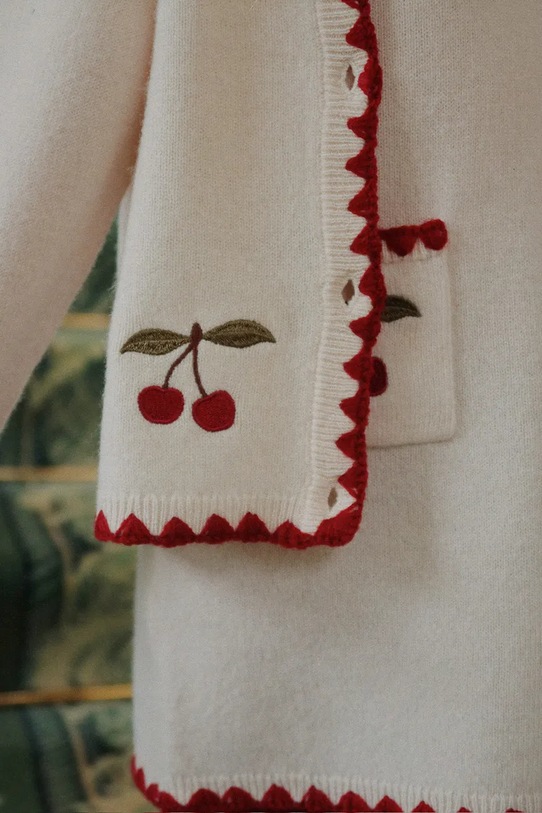 Konges Sløjd kardigan wełniany dziecięcy COLLETTE CARDIGAN KS104270.PreSpring
