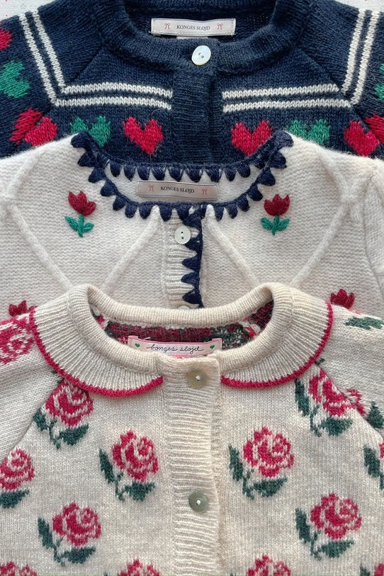 Konges Sløjd kardigan bawełniany dziecięcy ISKA CARDIGAN KS104315.PreSpring