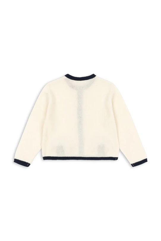Dziewczynka Konges Sløjd kardigan wełniany dziecięcy ALETTE CARDIGAN KS104379.PreSpring beżowy