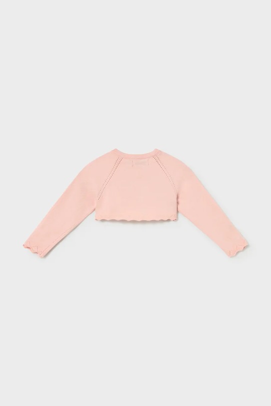 Mayoral kardigan dziecięcy 306.4D.Baby.PPY2 różowy SS26