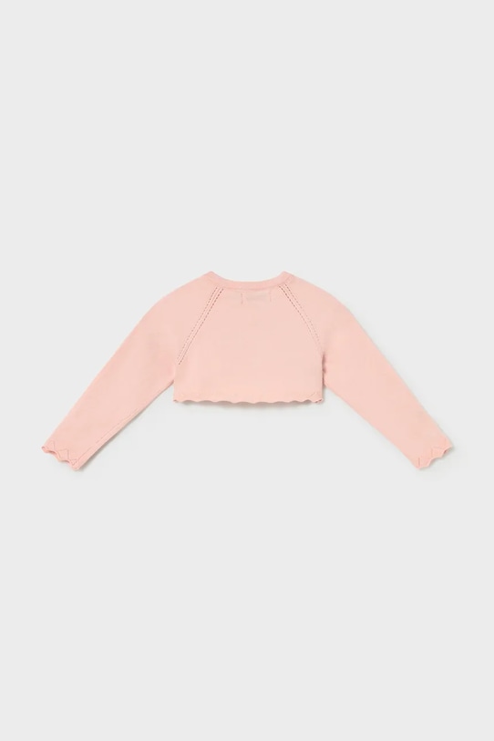 Mayoral kardigan dziecięcy 306.4D.Baby.PPY2 różowy SS26