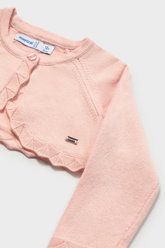 Dziewczynka Mayoral kardigan dziecięcy 306.4D.Baby.PPY2 różowy