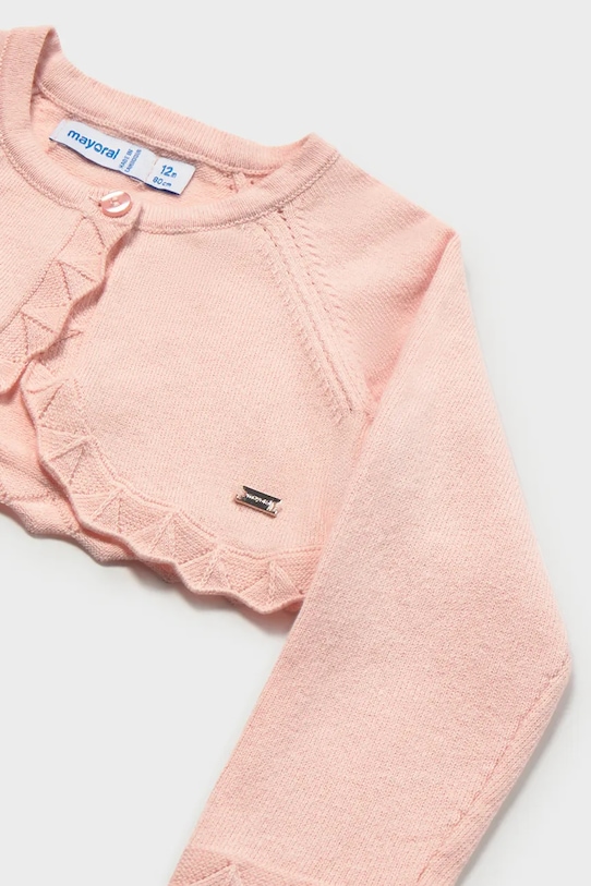 Dziewczynka Mayoral kardigan dziecięcy 306.4D.Baby.PPY2 różowy