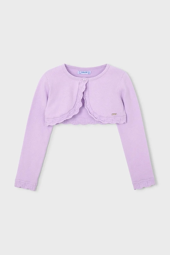 Mayoral cardigan copii uni violet 320.6A.Mini.PPY2