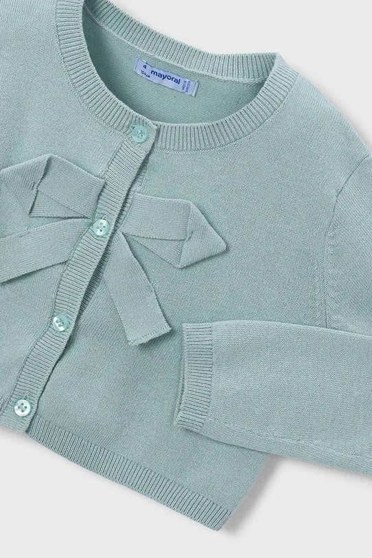 Djevojčice Dječji kardigan Mayoral 321.6D.Mini.PPY2 tirkizna
