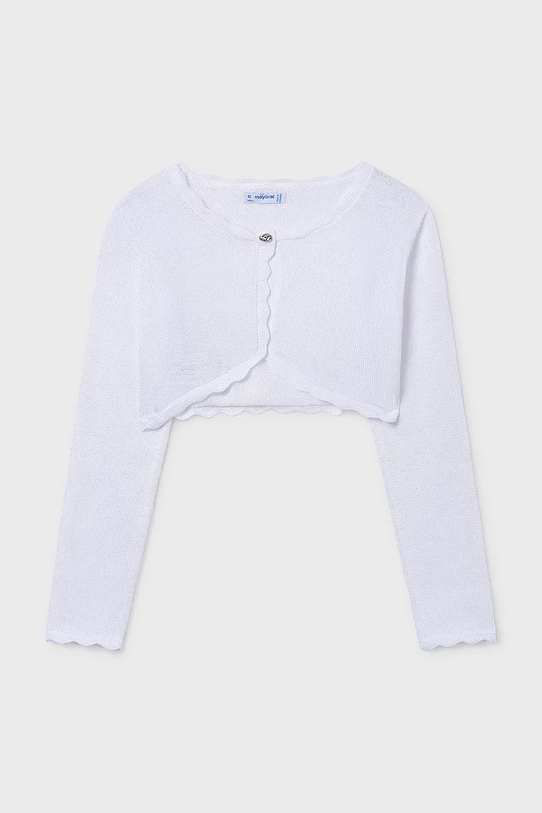 Mayoral kardigan dziecięcy pozostałe biały 332.8A.Junior.PPY2