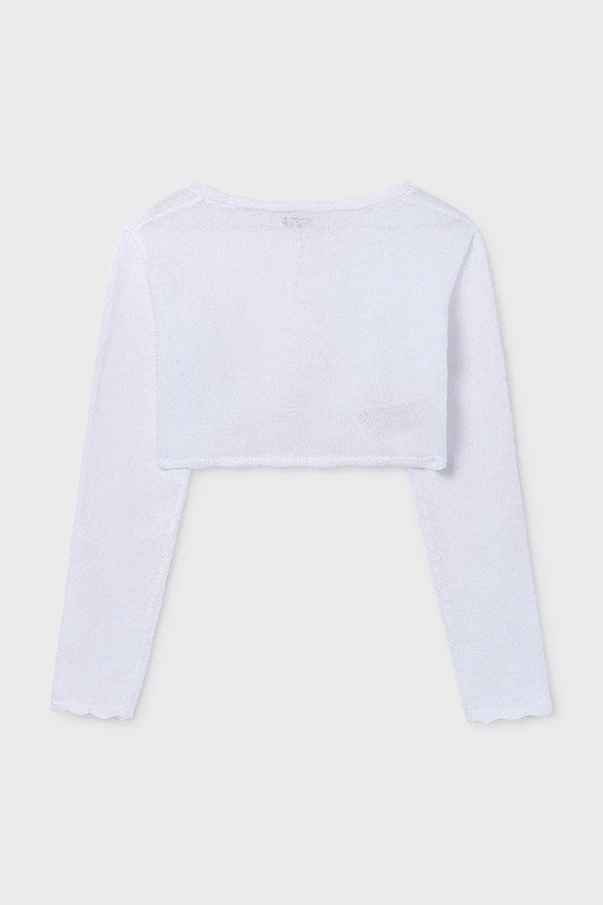 Mayoral kardigan dziecięcy 332.8A.Junior.PPY2 biały SS26