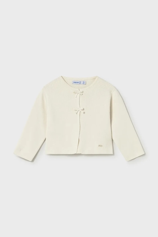 Mayoral kardigan bawełniany dziecięcy pozostałe beżowy 1307.4F.Baby.PPY2