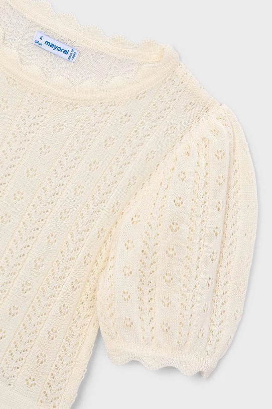 Djevojčice Dječji džemper Mayoral 3003.6B.Mini.PPY2 bijela