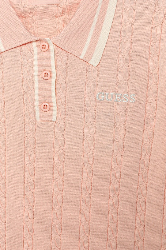 Dziewczynka Guess sweter dziecięcy J6RR15.Z4652.PPY2 różowy