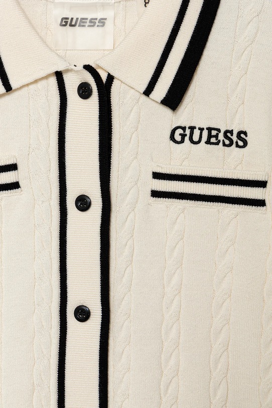 Dziewczynka Guess kardigan dziecięcy J6RR16.Z4652.PPY2 beżowy