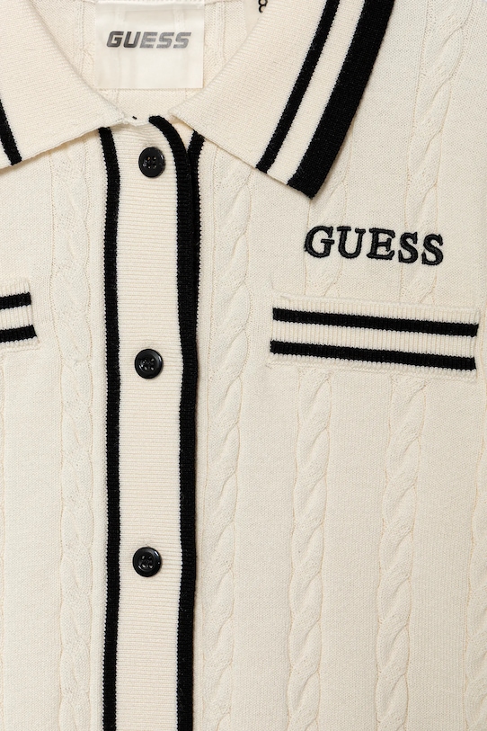 Dziewczynka Guess kardigan dziecięcy J6RR16.Z4652.PPY2 beżowy