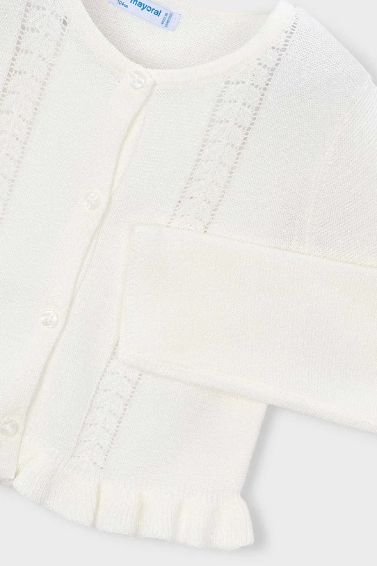 Dziewczynka Mayoral kardigan dziecięcy 3383.6B.Mini.PPY2 beżowy