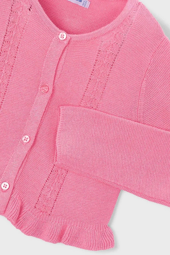 Dziewczynka Mayoral kardigan dziecięcy 3383.6B.Mini.PPY2 różowy