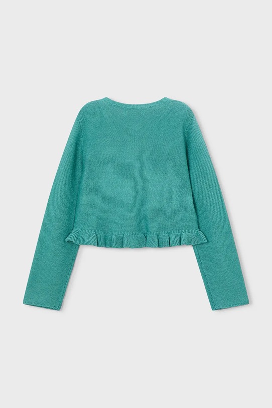 Dziewczynka Mayoral kardigan dziecięcy 3383.6B.Mini.PPY2 turkusowy