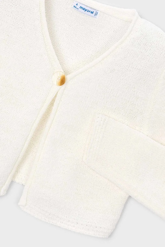 Dziewczynka Mayoral kardigan dziecięcy 3384.6C.Mini.PPY2 beżowy