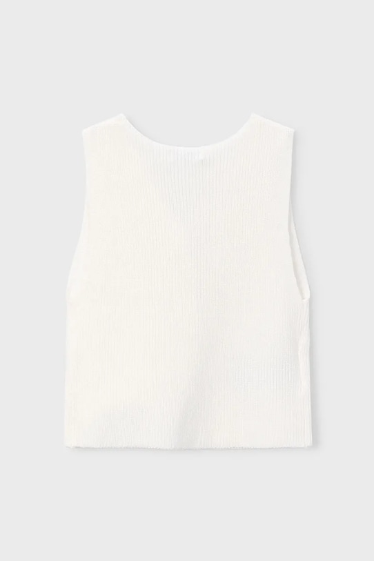 Детски елек Mayoral 3385.6F.Mini.PPY2 бял SS26