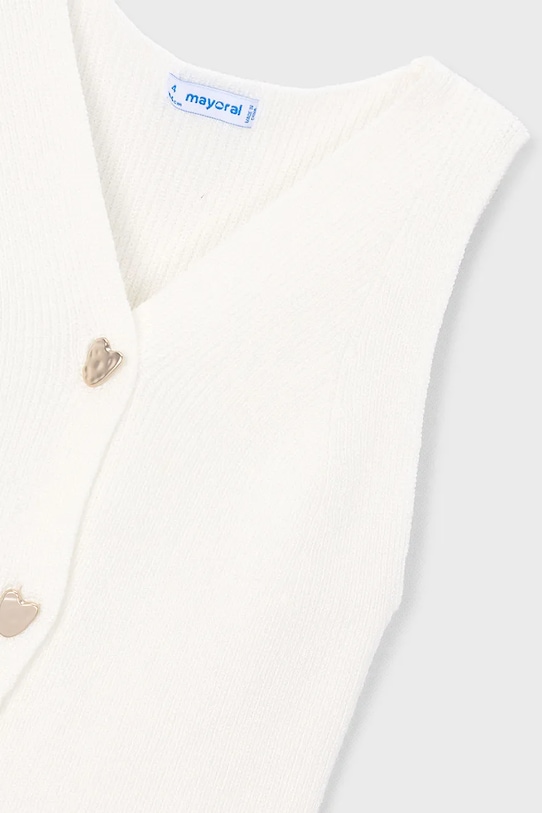 Момиче Детски елек Mayoral 3385.6F.Mini.PPY2 бял