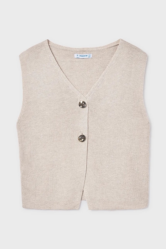 Παιδικό γιλέκο Mayoral 6020.8A.Junior.PPY2 μπεζ SS26