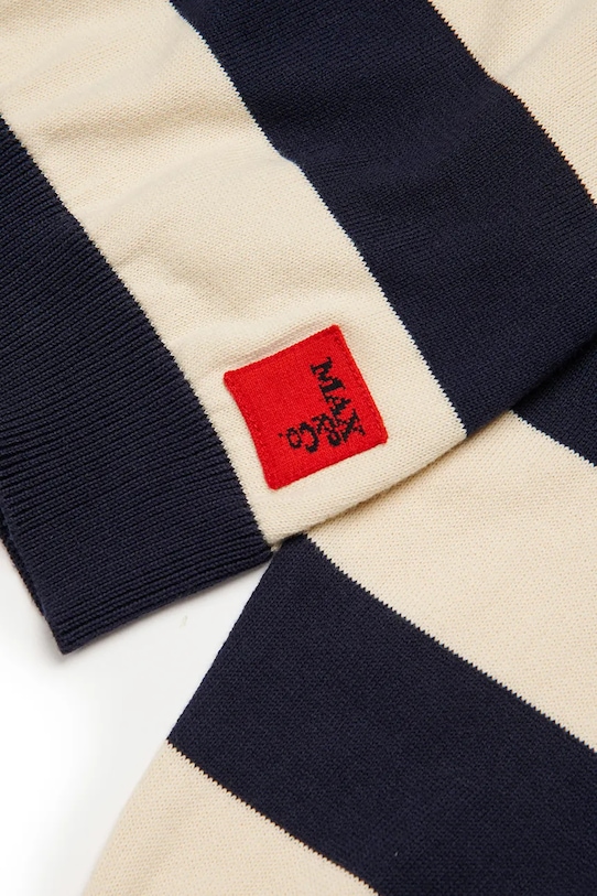 MAX&Co. kardigan bawełniany dziecięcy MAXK25F KNITWEAR granatowy MX0296.MX00Z