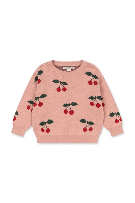 Konges Sløjd sweter dziecięcy LAPIS LUREX BLOUSE pozostałe różowy KS104928.PPY2