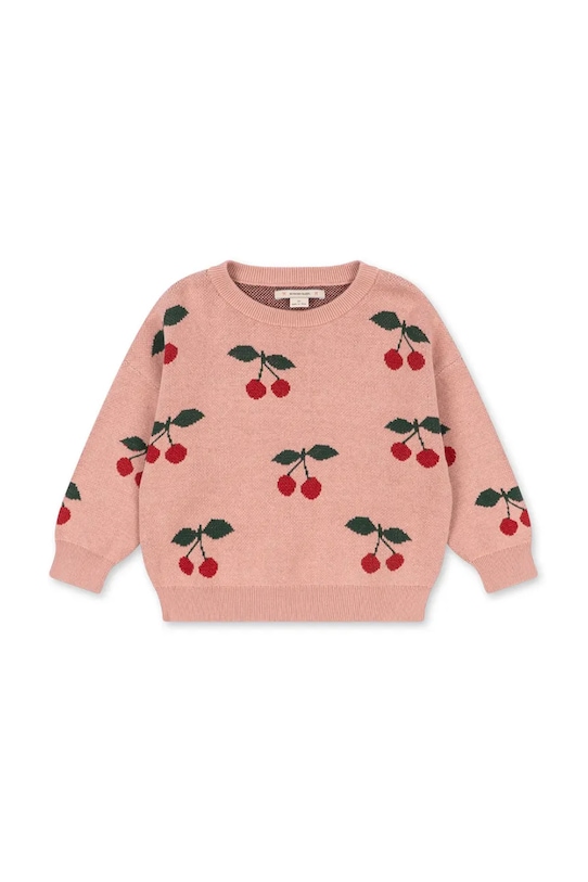 Konges Sløjd sweter dziecięcy LAPIS LUREX BLOUSE pozostałe różowy KS104928.PPY2