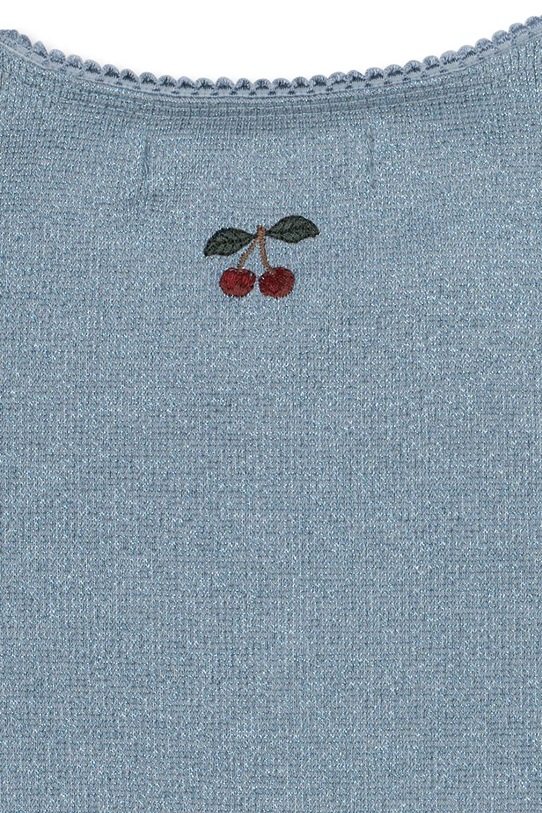 Konges Sløjd kardigan dziecięcy ROLI CARDIGAN niebieski KS105055.PPY2