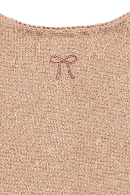 Konges Sløjd kardigan dziecięcy ROLI CARDIGAN beżowy KS105055.PPY2