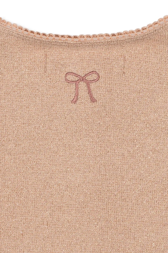 Konges Sløjd kardigan dziecięcy ROLI CARDIGAN beżowy KS105055.PPY2