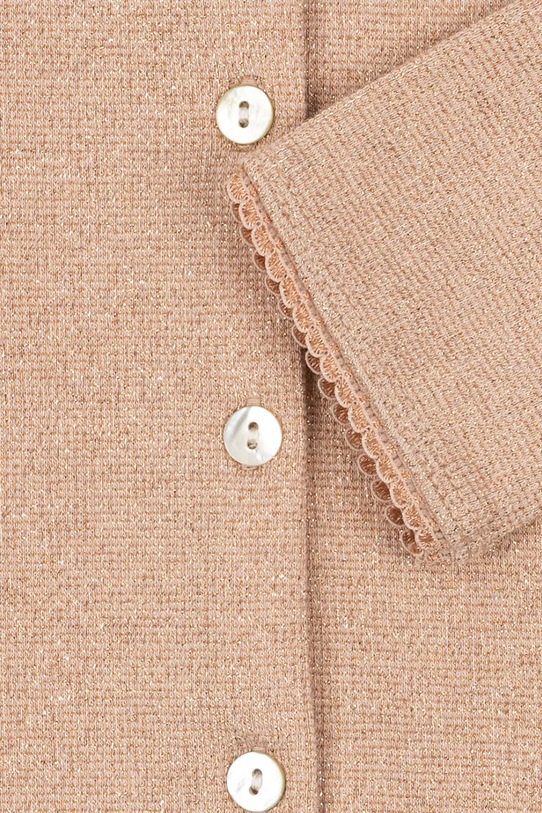 Konges Sløjd kardigan dziecięcy ROLI CARDIGAN KS105055.PPY2 beżowy