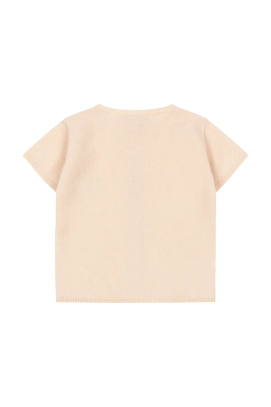 Deklice Otroška volnena jopica Konges Sløjd BASI CARDIGAN KS104661.PPY2 bež