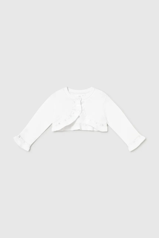 Mayoral Newborn cardigan bebe uni alb 318.2L.Newborn.PPY2