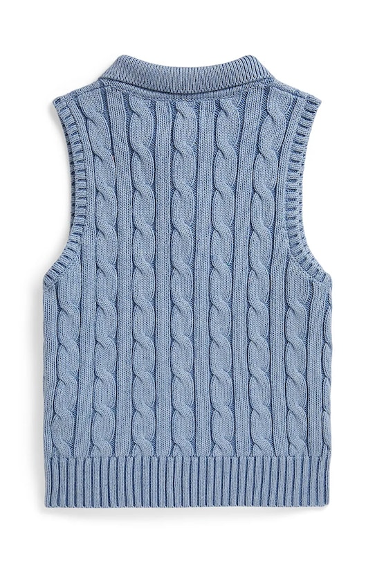 DÍVKA Dětská bavlněná vesta Polo Ralph Lauren 313A11248002 modrá