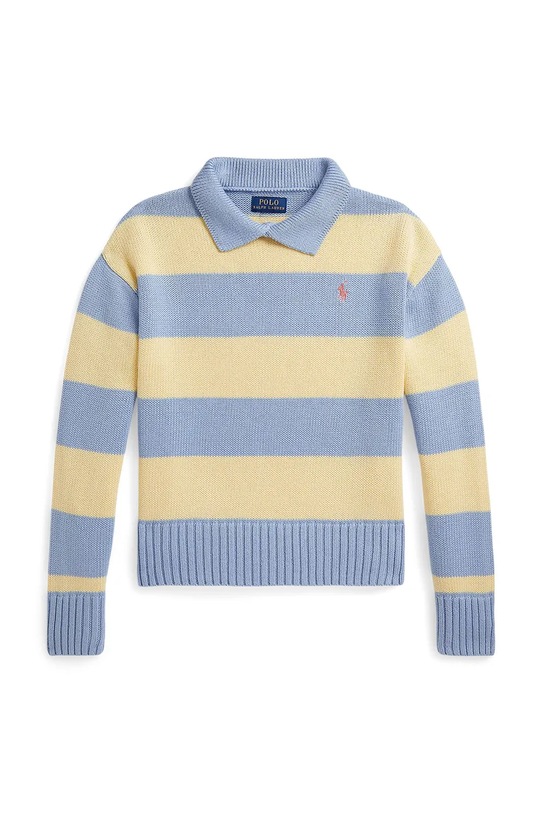 Παιδικό βαμβακερό πουλόβερ Polo Ralph Lauren 313A11257001 μπλε SS26